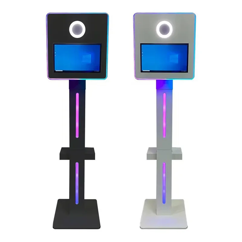 15.6 Inch Square Camera DSLR Photo Booth Magic Mirror Touch Screen Machine Selfie Kiosk Camera PhotoBooth Shell For Wedding Even