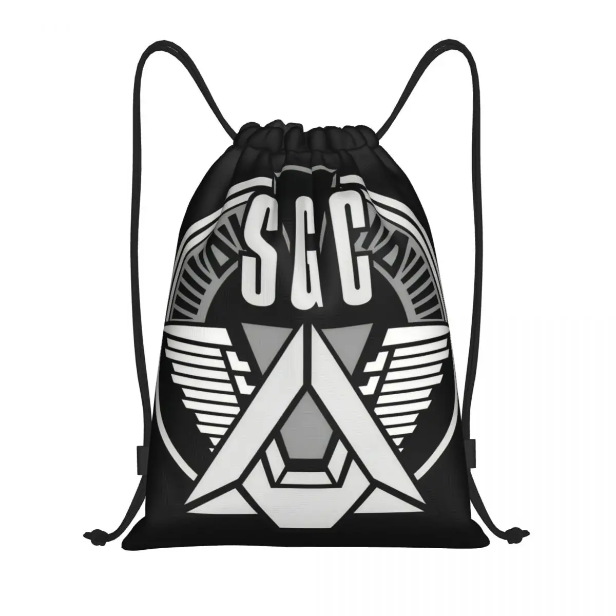 

Stargate Sgc Logo Multi-function Portable Drawstring Bags Sports Bag Book Bag