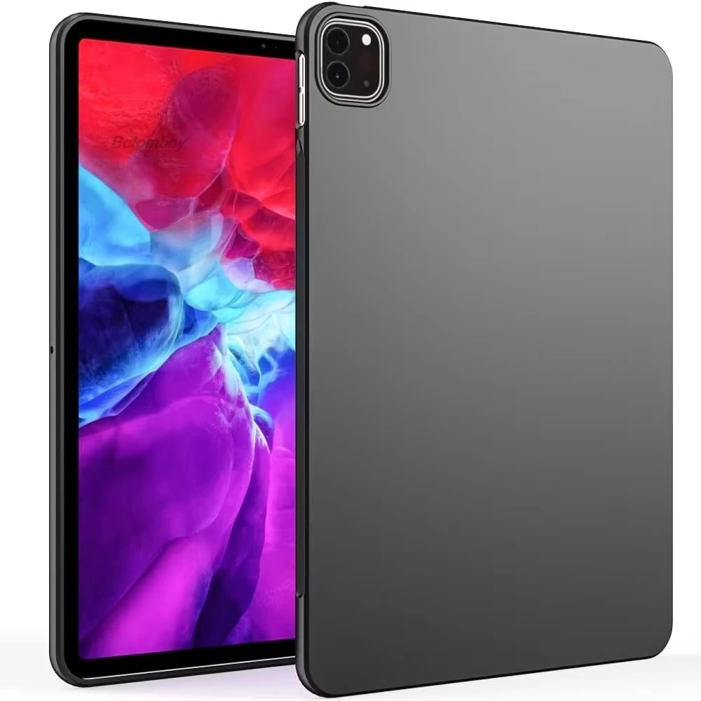 Silicone Tablet Case For iPad Pro 11'' 12.9'' M5 M4 M3 M2 Air 5 4 mini 2 3 4 ipad 5 6 7 8 9 10 Gen Flexible Soft TPU Back Cover