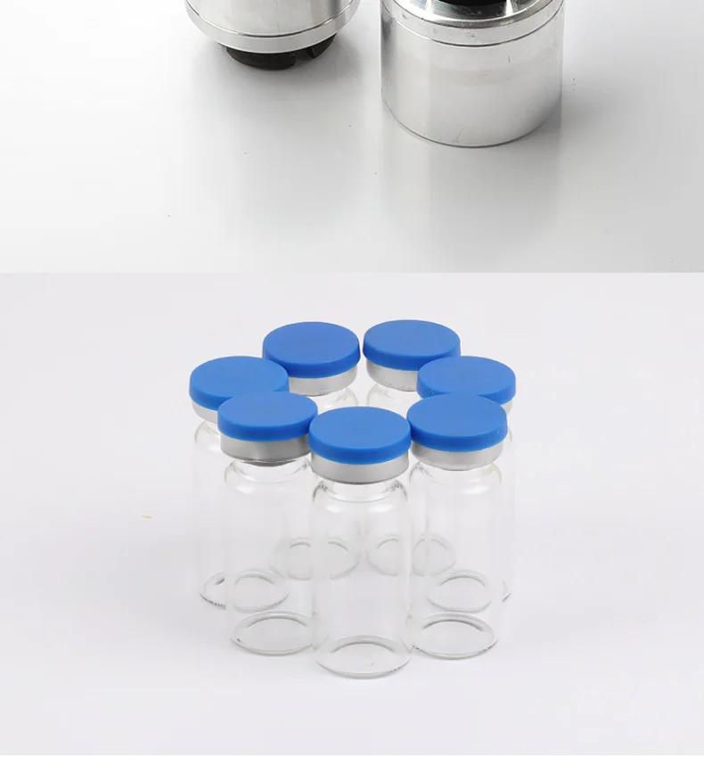Desktop Semi-Auto Vial Sealing Machine Injec tion Glass Oral Liquid Bottle Ampou
