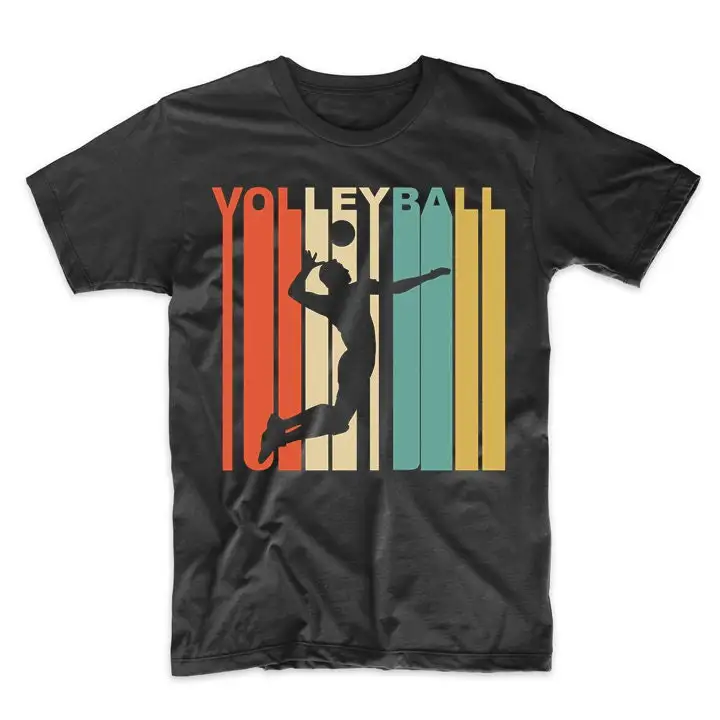 Retro Volleyball T Shirt 1970'S Style Player Sports By Really Awesome