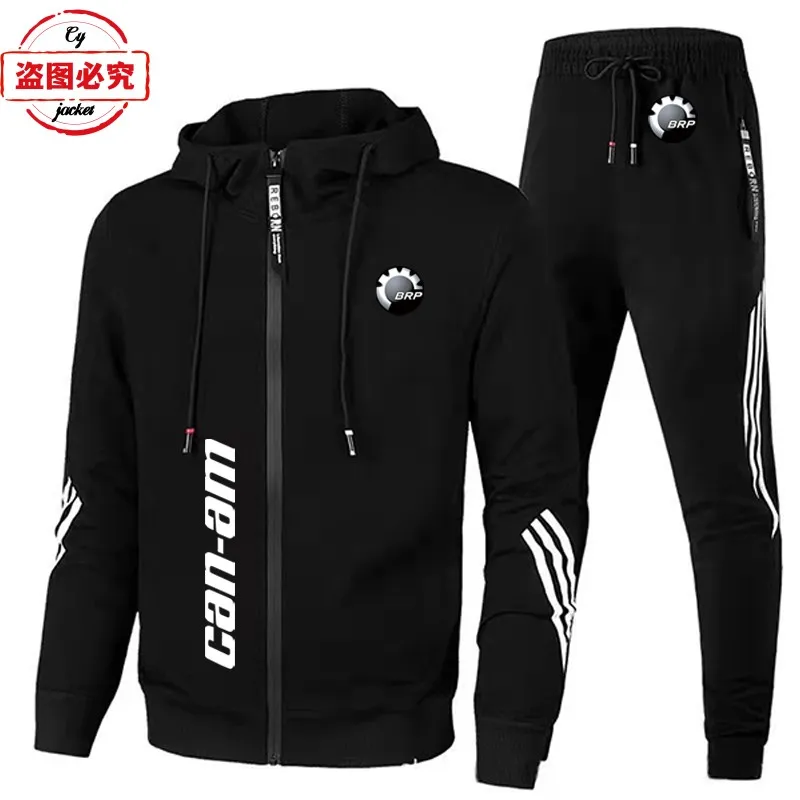 CAN-AM Logo Clothing Locomotive Logo Racing Clothing Sportswear Men's Spring and Autumn Suit Cycling Uniform