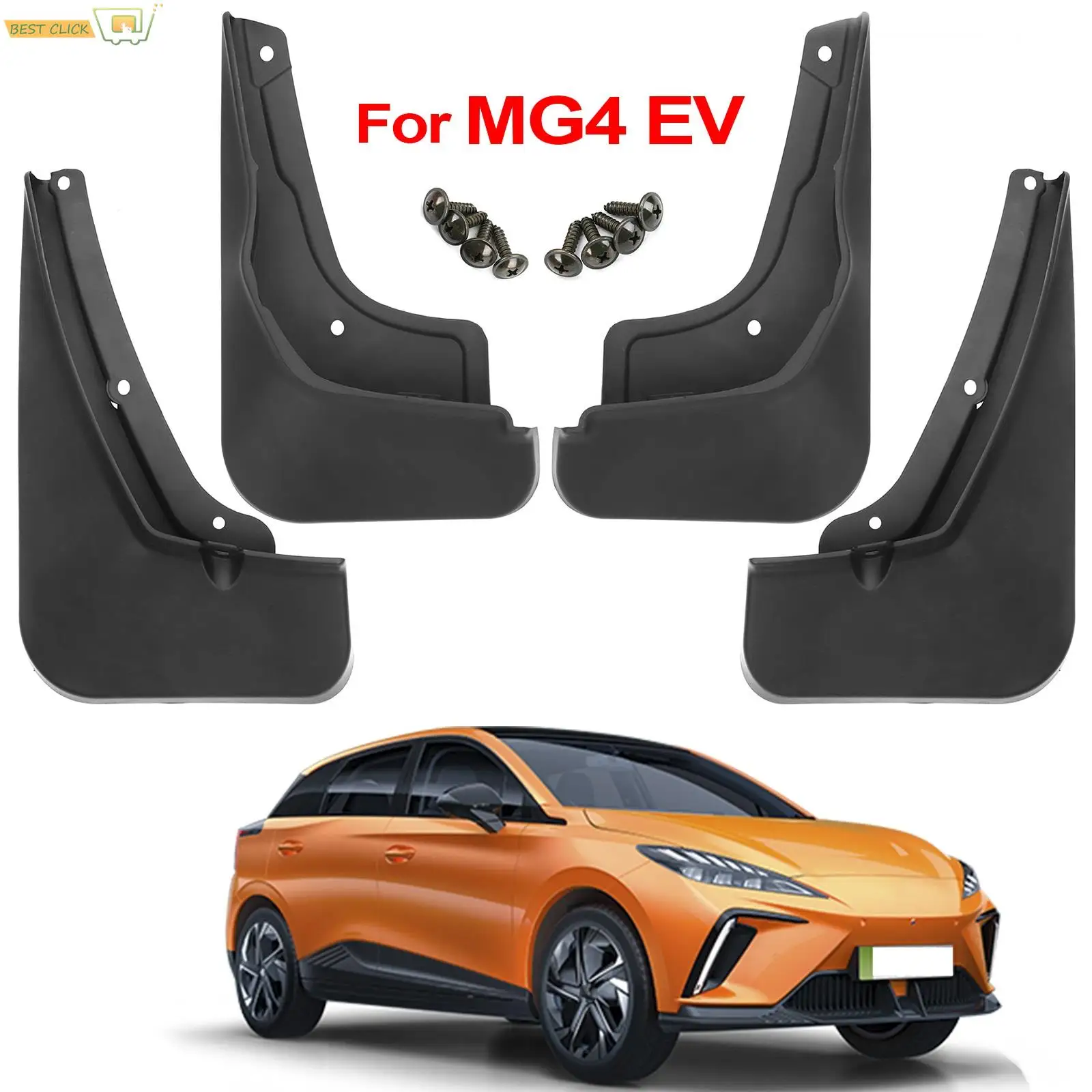 For MG4 Mulan 2023 MG 4 2022 Mud Flaps Splash Guard Mudguards MudFlaps Front Rear Fender Auto Styline Car Accessories