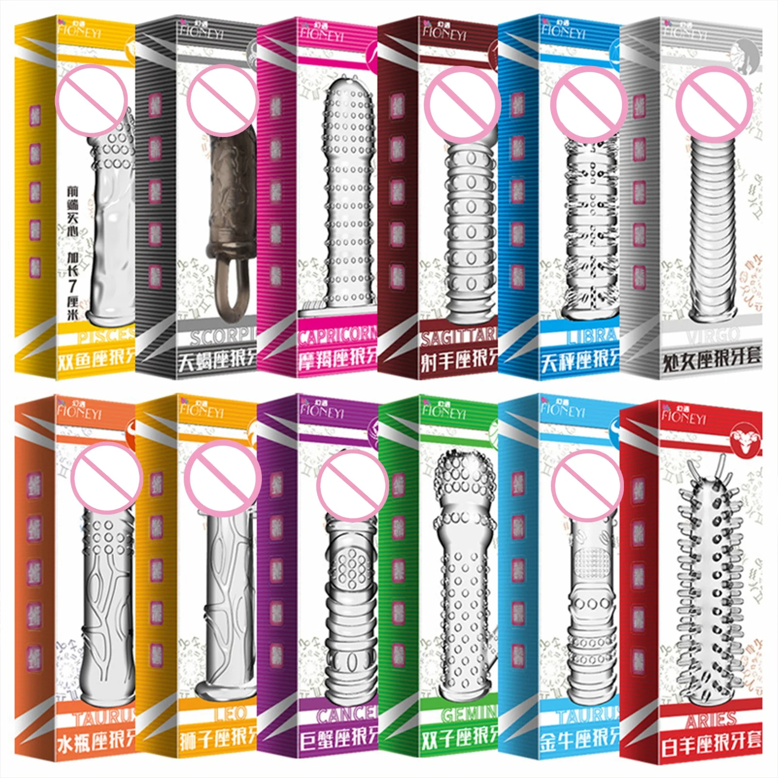 Condones de partículas para hombres, Juguetes sexuales reutilizables, mangas para pene de alta sensibilidad, condón punteado para punto G, productos sexuales anticonceptivos para adultos