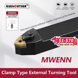 MWENN2020K08 MWENN2525M08 External Turning Tool MWENN Lathe Bar Turning Holder CNC Cutting Tool Cutter Bar