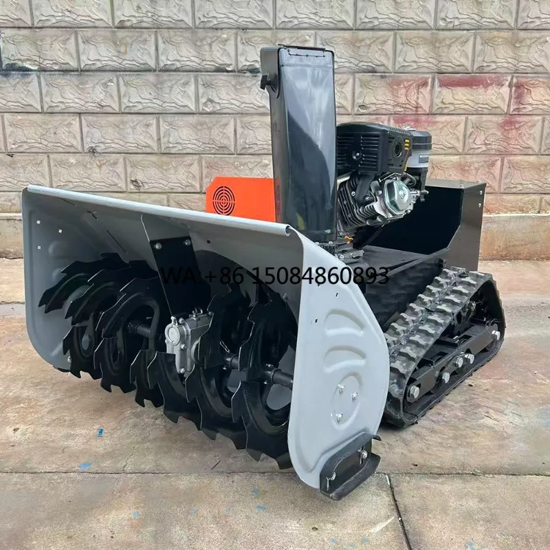 Gardeninggardening ToolsGardeningRemote Control Snowplow Multi-Purpose Snow Blower Robot Snow Blower Track Snowplow Equipment Fo