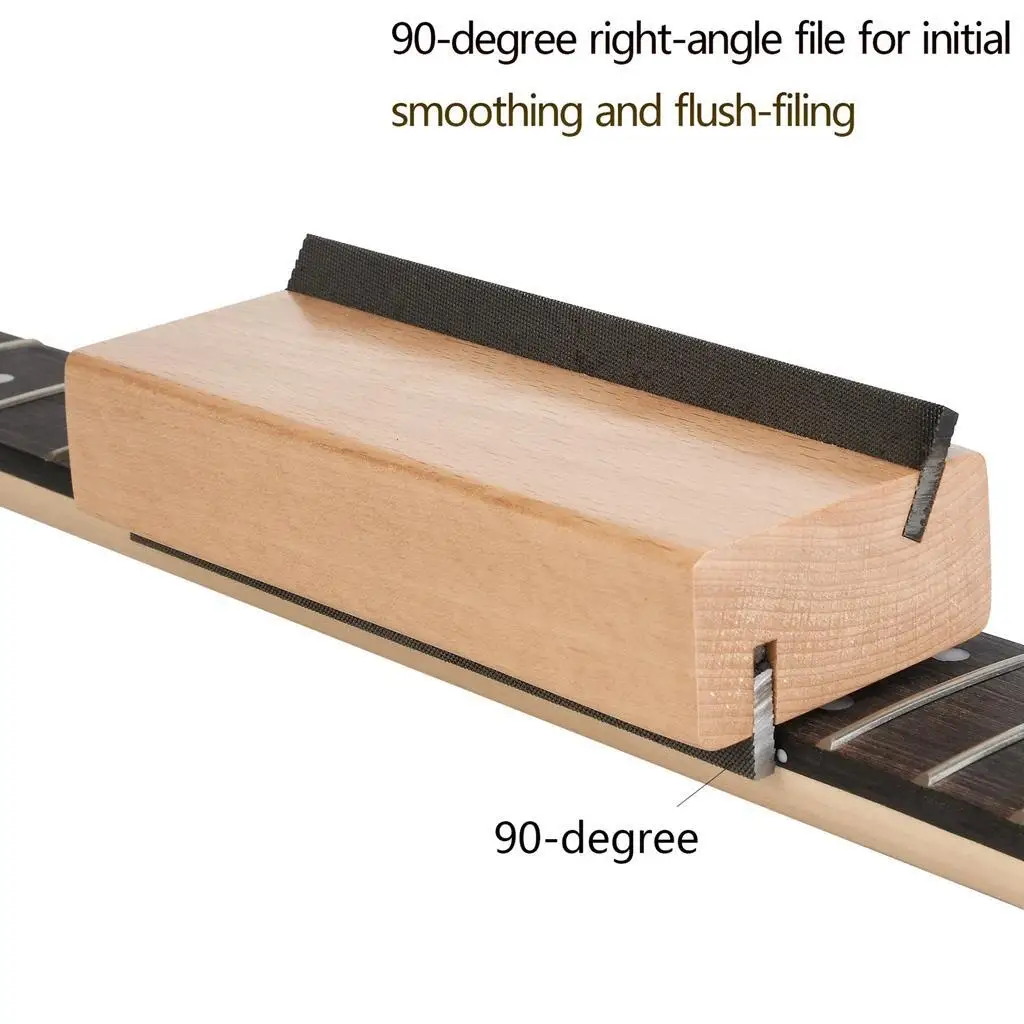 Fret Beveling File Fret End Bevel Flush Files Luthier Tool 35 and 90 Degrees