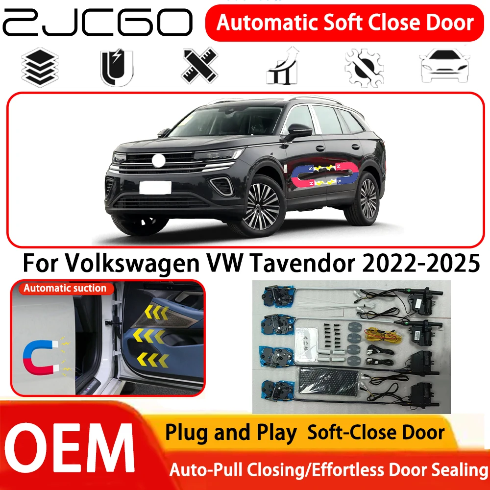 for Volkswagen VW Tavendor 2022-2025 Car OEM Plug and Play Automatic Electric Soft Close Door Comfort Closing System