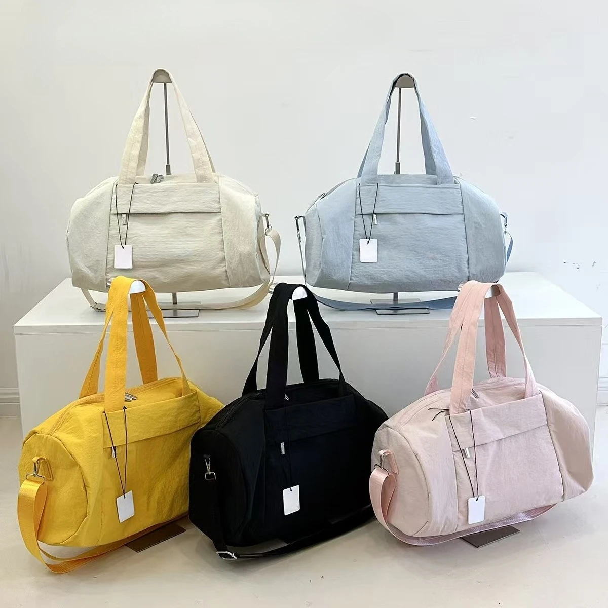 

AL 2023, летняя новая женская сумка для йоги и фитнеса, большая вместительная, для сухого и влажного разделения, износостойкая водонепроницаемая дорожная сумка