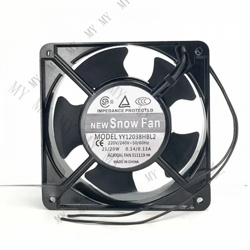 

Вентилятор охлаждения SNOWFAN YY12038HBL2 AC220V 12CM 12038, 1 шт.