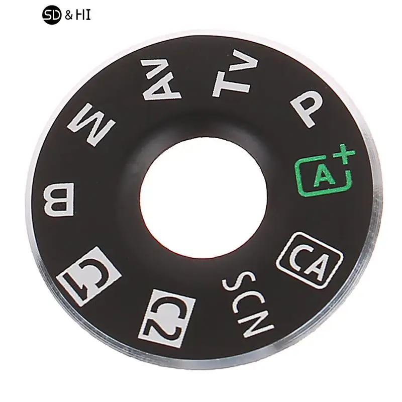 NEW Top Cover Button Mode Dial For 6D+3M Glue Camera Repair Parts Dial Turntable