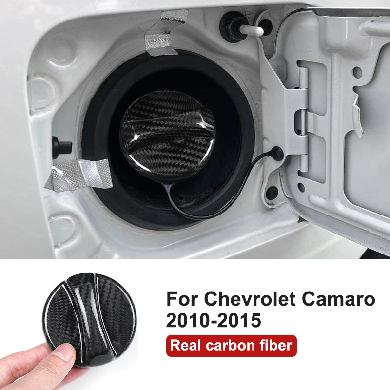 

Для Chevrolet Camaro 2010-2015 автомобильная крышка масляного бака, декоративная наклейка, модификация из настоящего углеродного волокна, аксессуары
