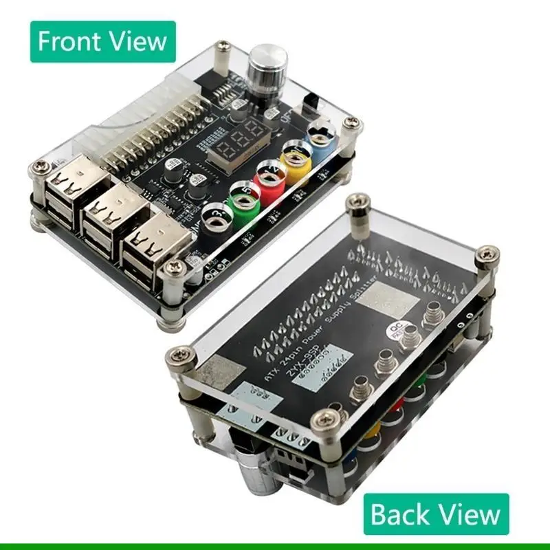 U55C ATX24P Board 6USB2.0 ondersteunt 3.3V, 5V, 12V en 1.8V 10.8V