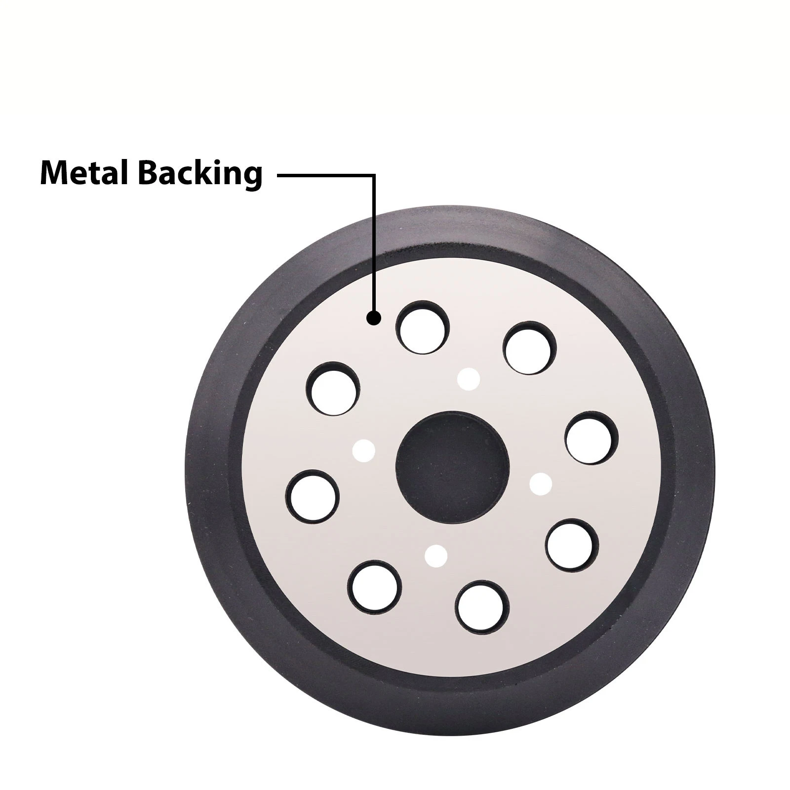 125mm Metal Sanding Pad 8 Holes Self-adhesive Polishing Base For Bosch Electric Sander Wood Auto Sanding view 2