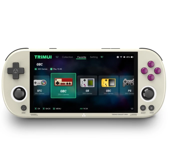 وحدة تحكم ألعاب محمولة مفتوحة المصدر PRO مقاس 5 بوصات IPS شاشة عالية الوضوح ريترو GBA Arcade PSP #2