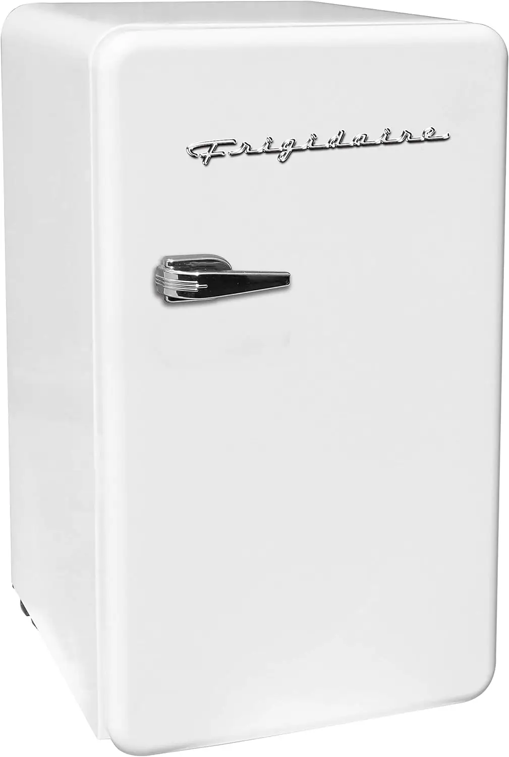 FRIGIDAIRE EFR372-WHITE 3.2 Cu Ft White Retro Compact Rounded Corner Premium Mini Fridge