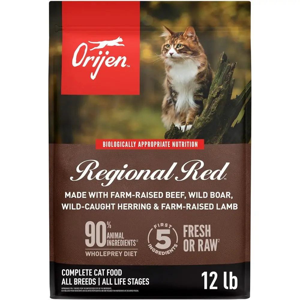 

Grain ree High Protein Premium Dry Cat ood Regional Red Recipe 12lb Bag