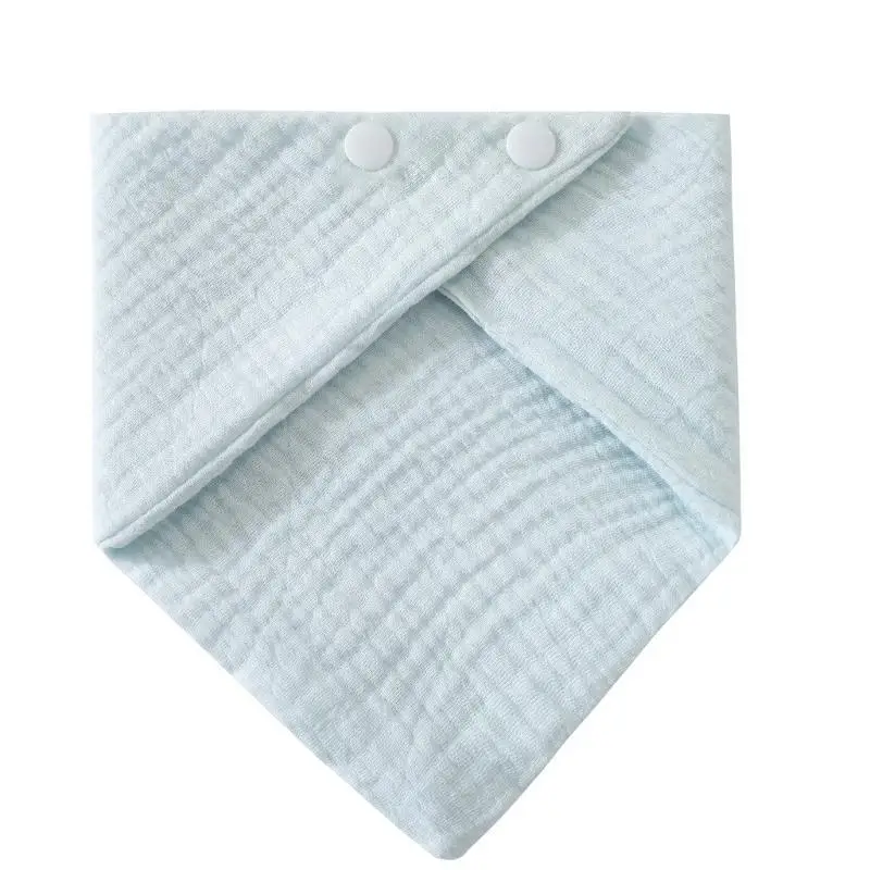 U13F حديثي الولادة الطفل ملابس التجشؤ بلون منشفة لعاب الأطفال التسنين مريلة تنفس الترويل منشفة 4-Layer الفم مسح القماش #5