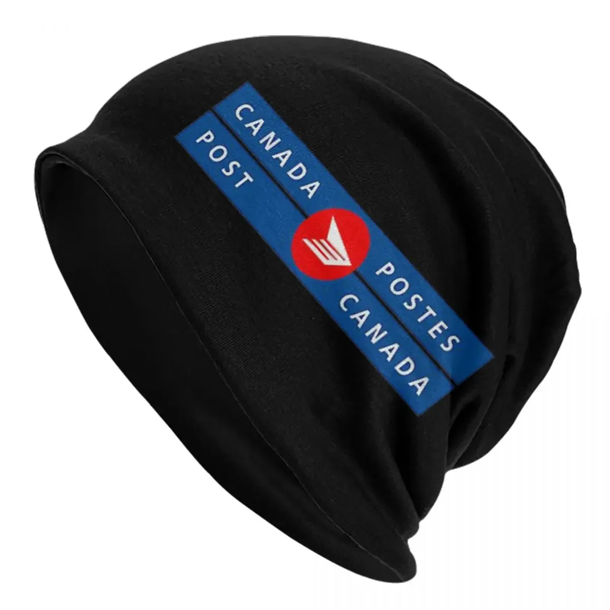 Canada Post Logo Billingual Warm Knitted Cap Hip Hop Bonnet Hat Autumn Winter Outdoor Beanies Hats for Unisex Adult