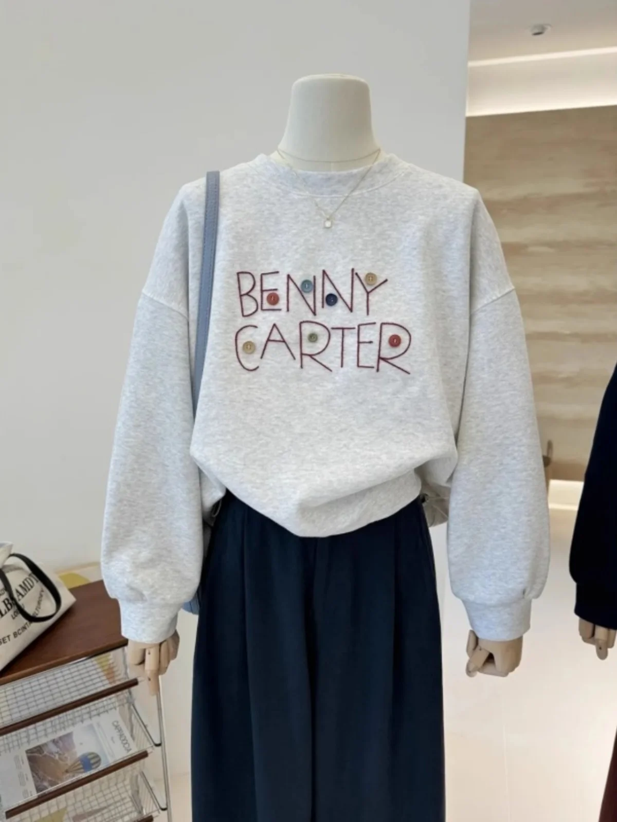 

Korean Sle Oversized Fce Lined Long Sve Hoodie Women's Autumn Winter Thiened Letter Print Sweatirt Casual Streetwear