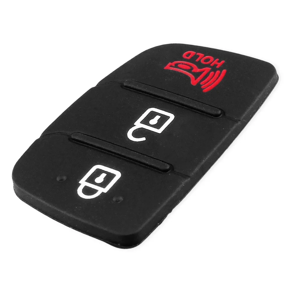 KEYYOU Replacement Remote Car Key Shell Pad Cover Case For Mistra Hyundai HB20 SANTA FE IX35 IX45 Silicone Key Fob 3 4 Buttons