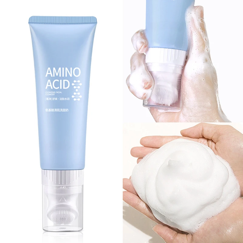 Acid Foam Facia Cleanser Nourishing Cleanser Deep Cleaning Moisturizing Whitening Anti-Spots Skin Beauty Care facial Wash