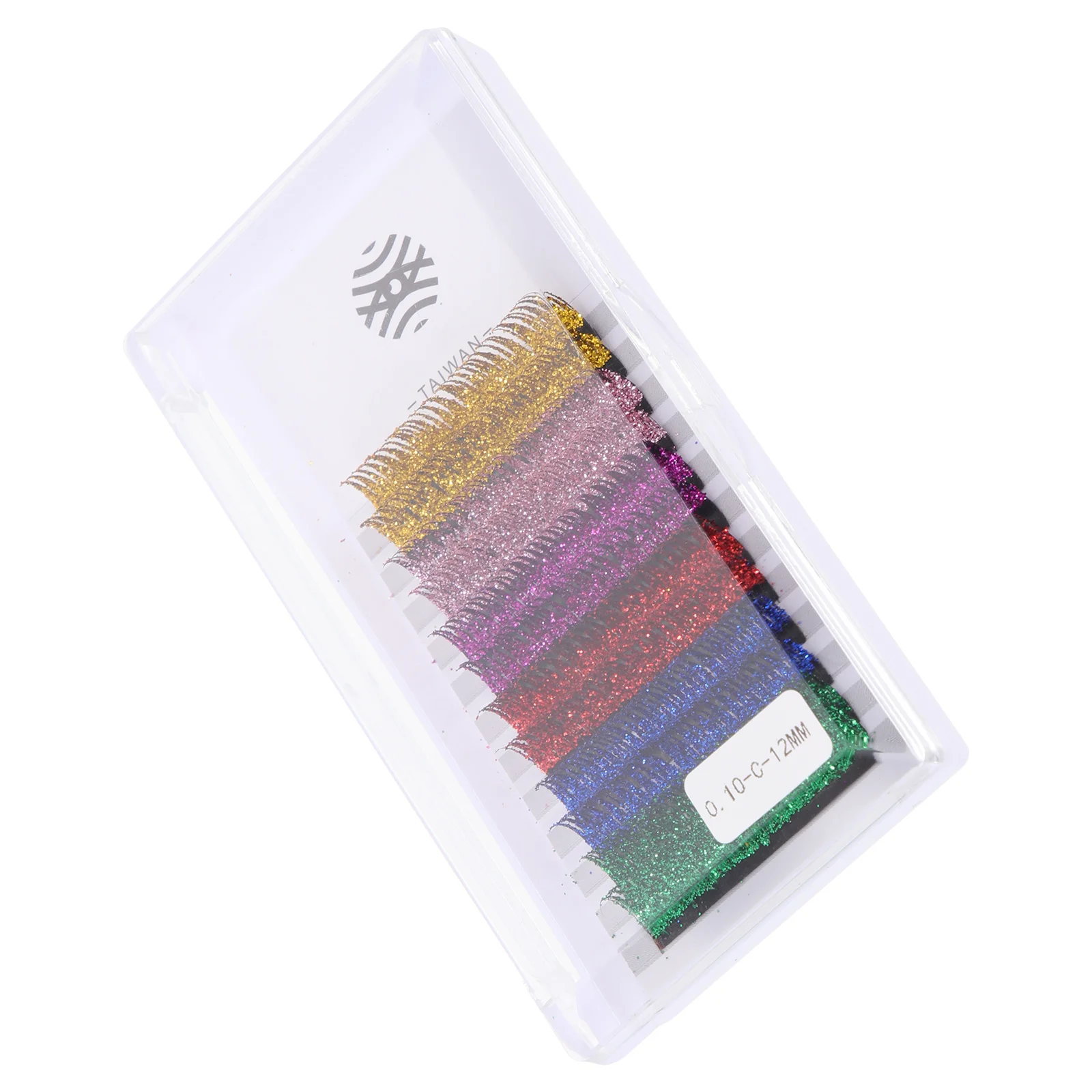 6 pares de extensiones de pestañas de colores, pestañas postizas con purpurina, suministros de maquillaje de ojos tupidos y glamorosos para actuación en festivales de Cosplay