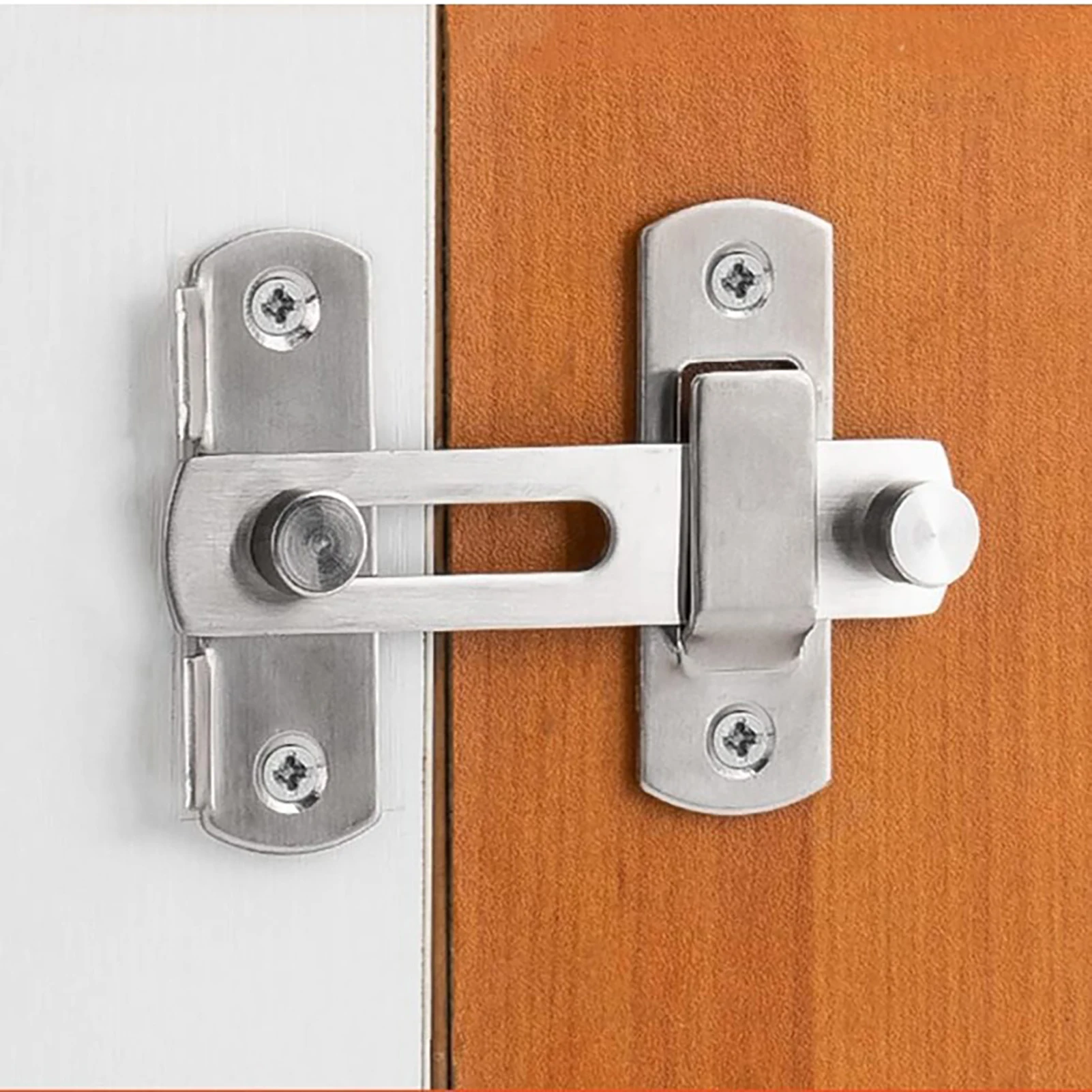 Serrature per armadietti di sicurezza per bambini in acciaio inossidabile Serratura a scatto per porta scorrevole Chiusura per porta durevole per hardware per camerino per finestre