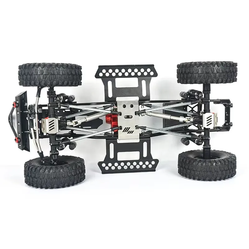 CNC Aluminum Metal  Frame for RC Car 1/10  SCX10 Chassis 313mm Wheelbase  Rock  Crawler Cars Parts