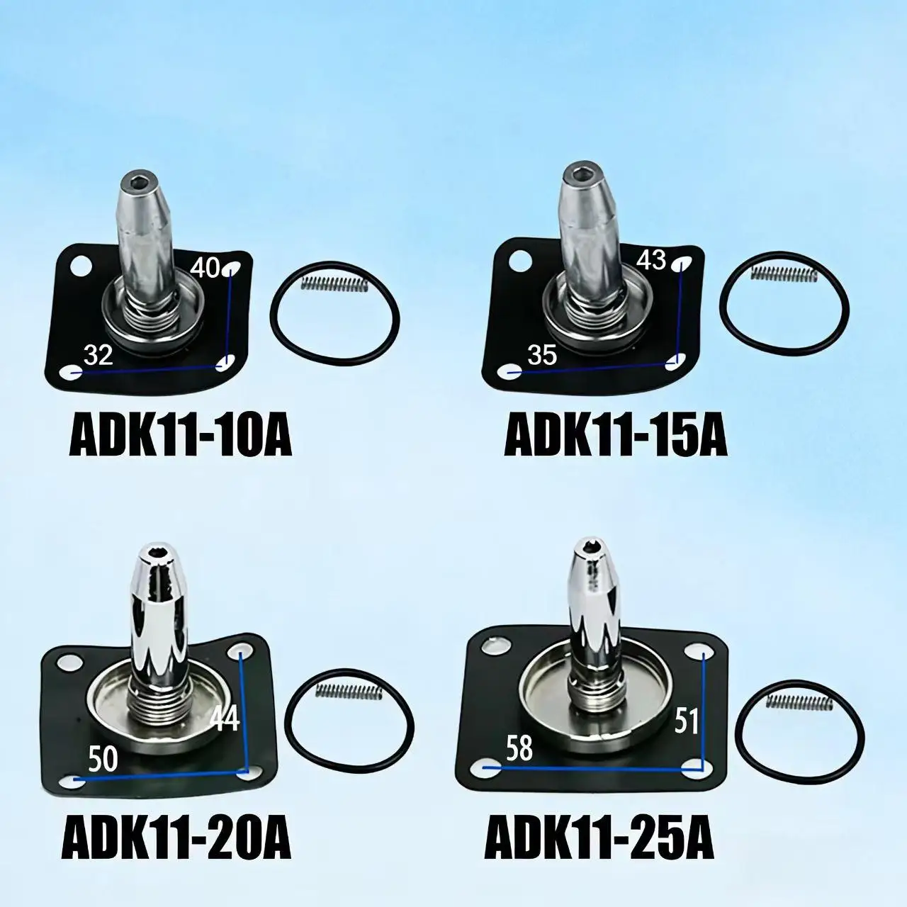 Electromagnetic valve core,ADK11-10A, ADK11-15A, ADK11-20A, ADK11-25A,apply for Accutex/CHMER/Sodick machine