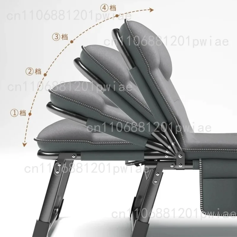 Folding bed single office lunch break artifact home camp bed simple nap escort multi-functional portable recliner
