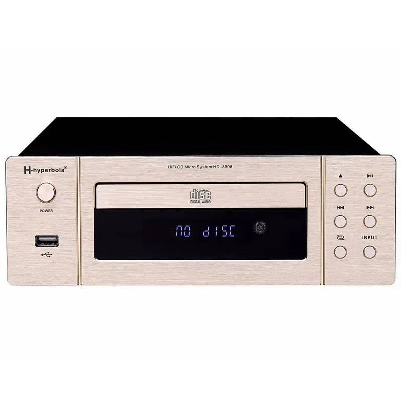 Professional Enthusiast CD Player Wireless Bluetooth Home HIFI Audio Player Lossless Decoding CD Player with Remote Control