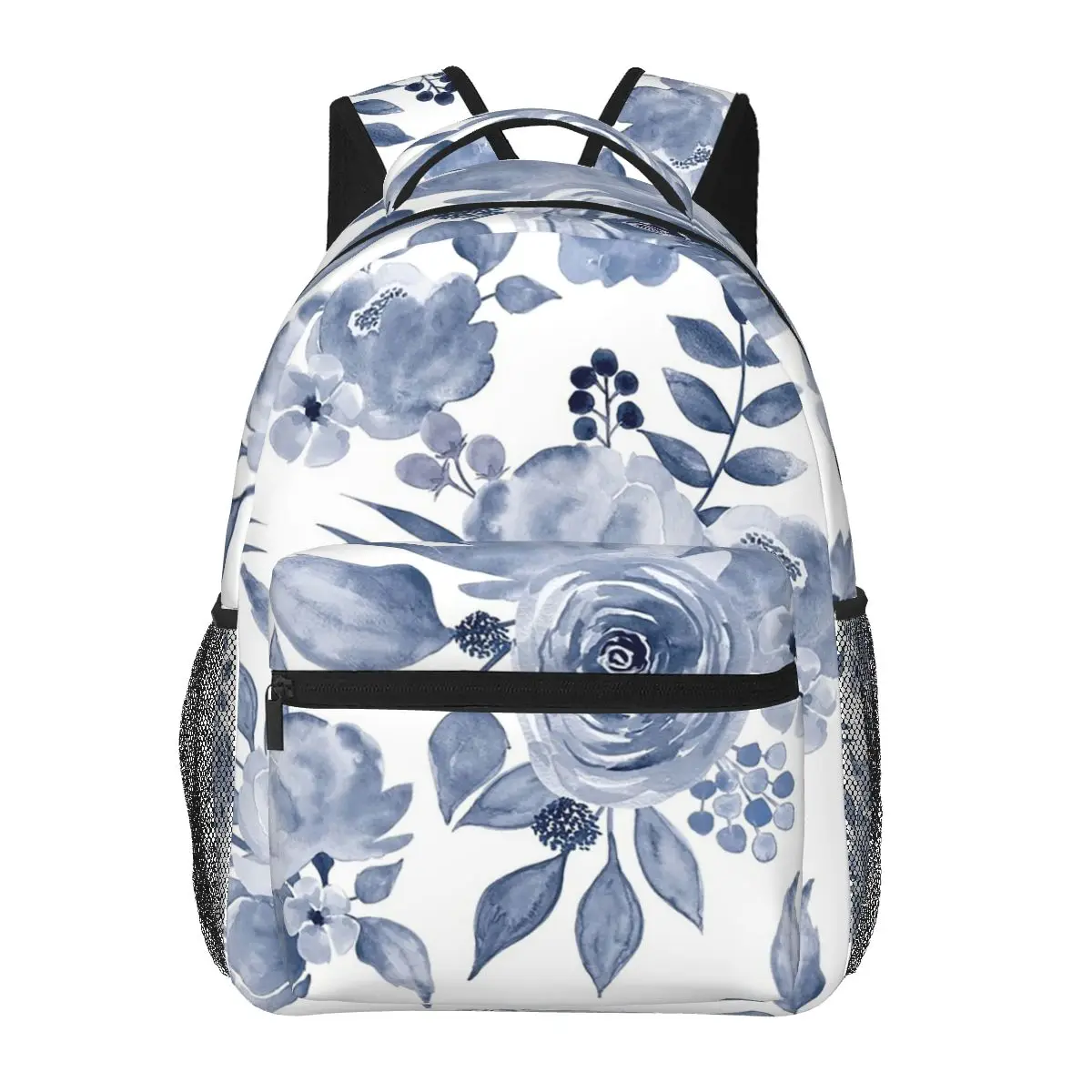 

Студенческий рюкзак в стиле Hamptons с цветочным дизайном, школьная сумка, походный дорожный рюкзак для мальчиков и девочек, модная сумка для книг, сумки на плечо