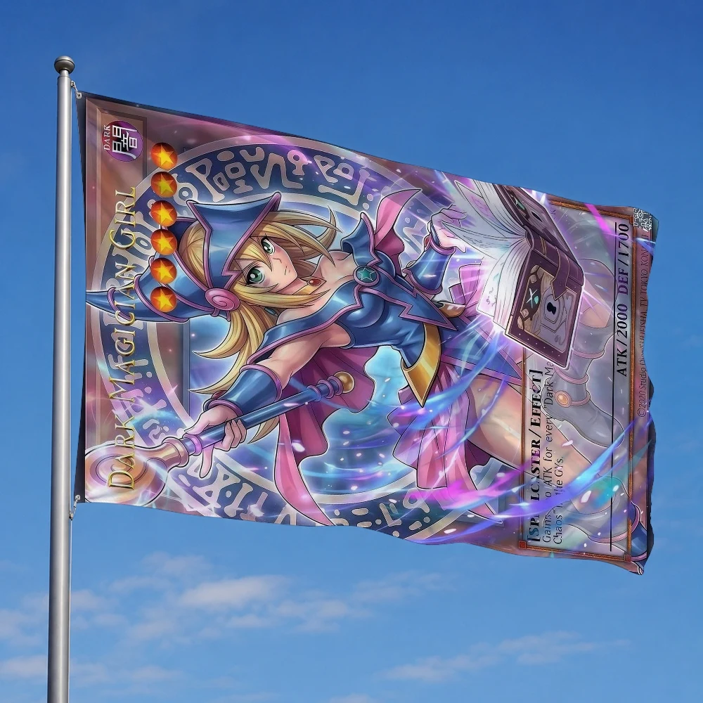 Y-Yu-Gi-Oh Anime Game Flag Decoration Outdoor Picnic Party Art Hanging Home Camping Party Banner