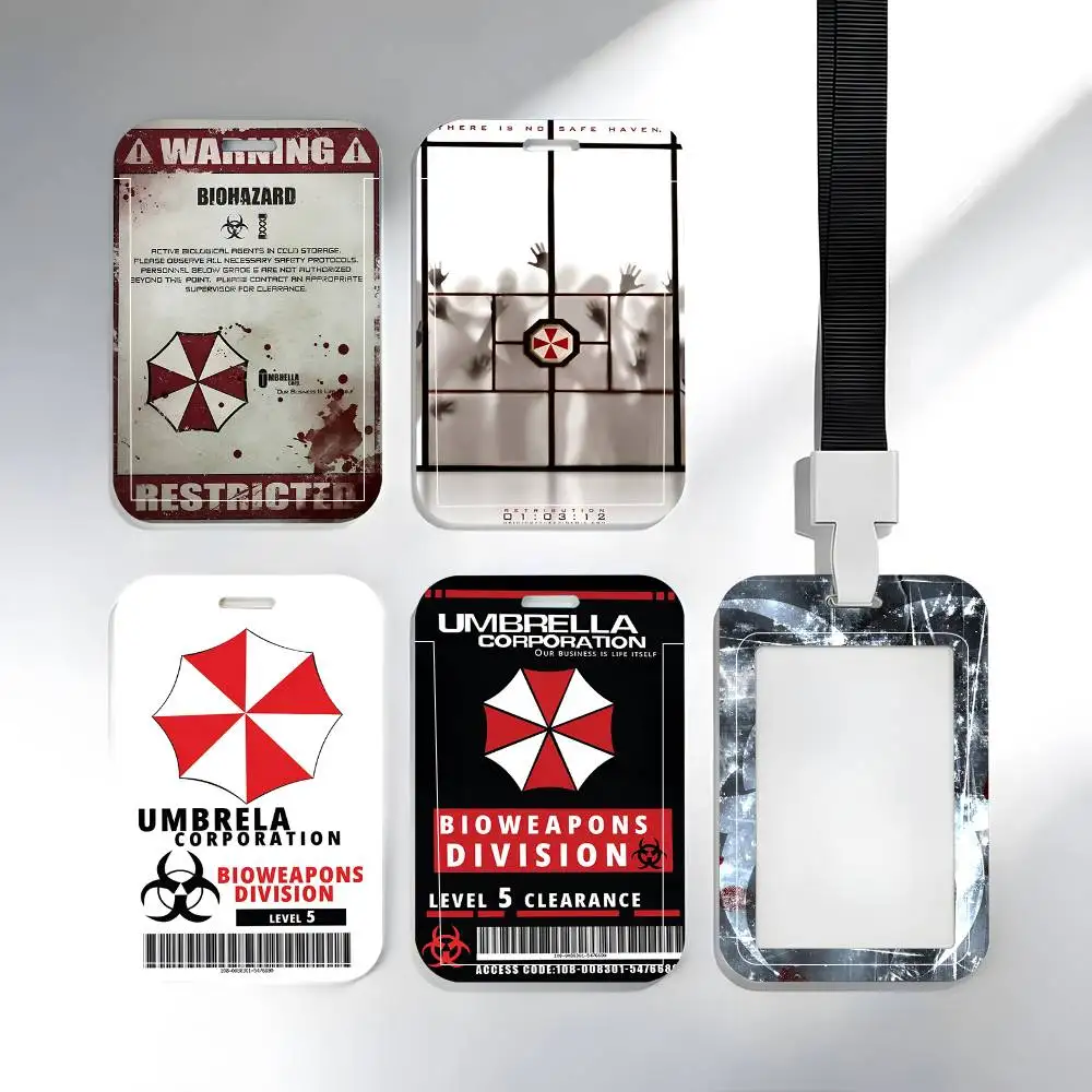 Game R-Resident E-Evil Lanyard Card Holders Student ID Card Holders Neckband Card Holders Access Control Accessories Gifts