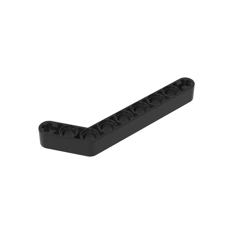 Gobricks 10 Stück 32271 Technik-Beam-Modellbausteile, 1 x 9 gebogene Universalsteine, 7–3 dicke Einzelstücke für Kinder, DIY-Geschenke