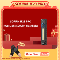 Sofirn IF23 PRO RGB Light 5000lm XHP70B Powerful LED Flashlight 21700 5V 3A USB C Rechargeable Torch with Magnetic