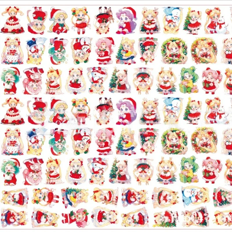 

Anime Cartoon Christmas Sailor Moon Kawaii Kaiou Michiru Chibiusa Popular Double Sided Acrylic Piece DIY Jewelry Accessories