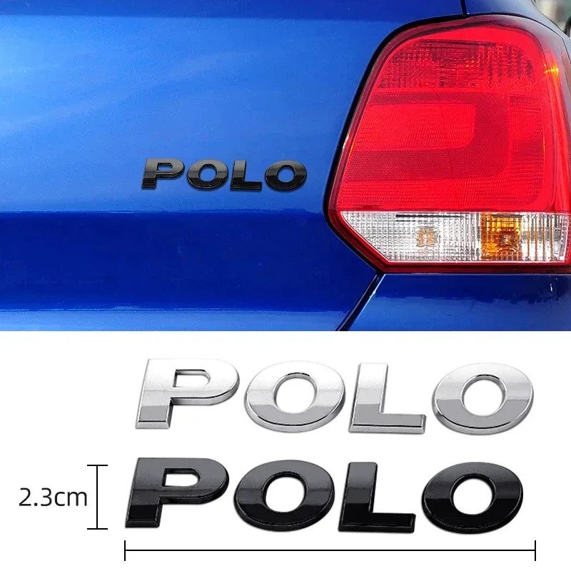 

1 шт. 3D ABS POLO автомобильная буквенная эмблема задний багажник наклейки значок наклейка Стайлинг авто аксессуары для Volkswagen VW POLO