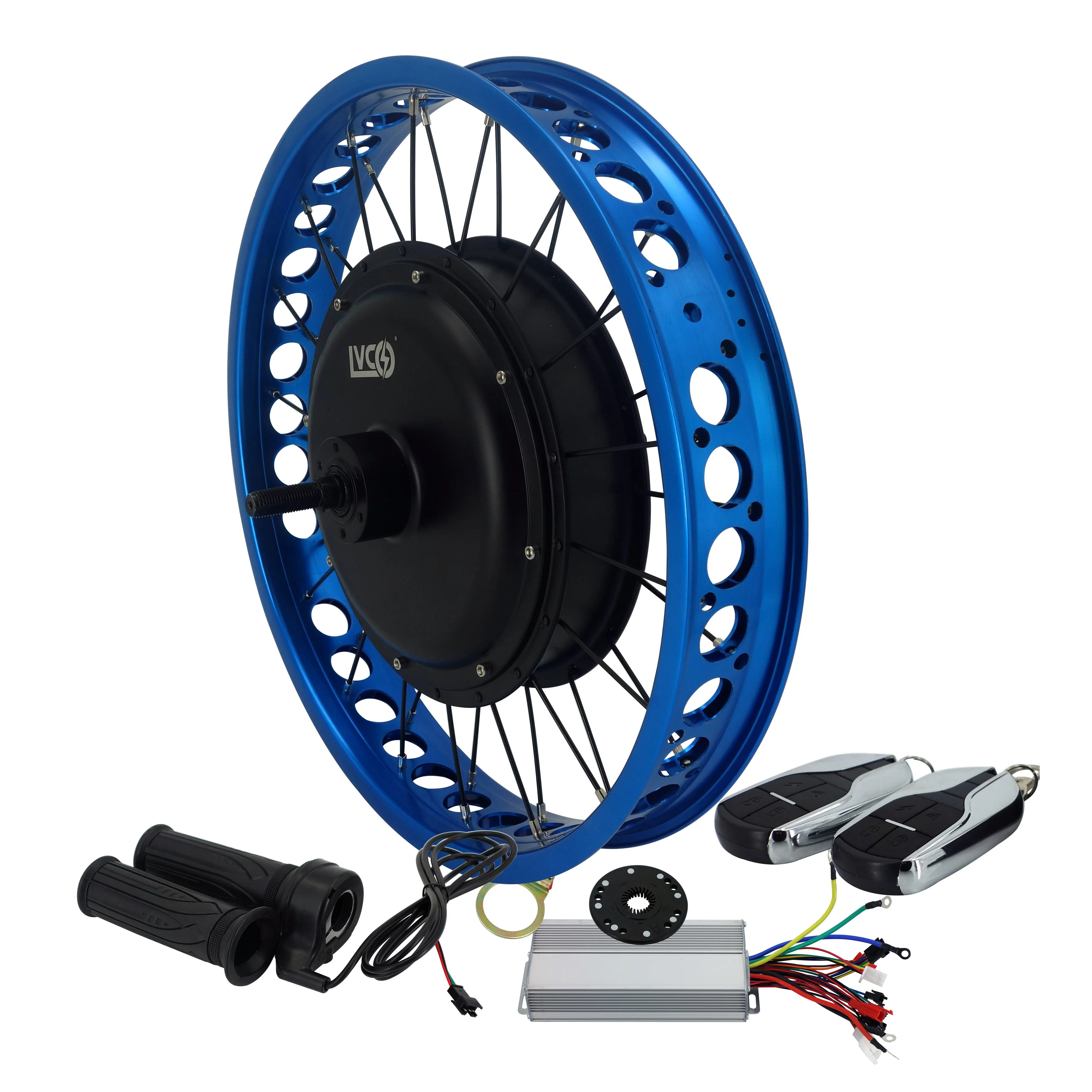 LVCO Cheap 48V 2000W 3000w Bike Bldc Motorbike Electric Bike 3000W Electric Motorcycle Conversion Kit with 700c