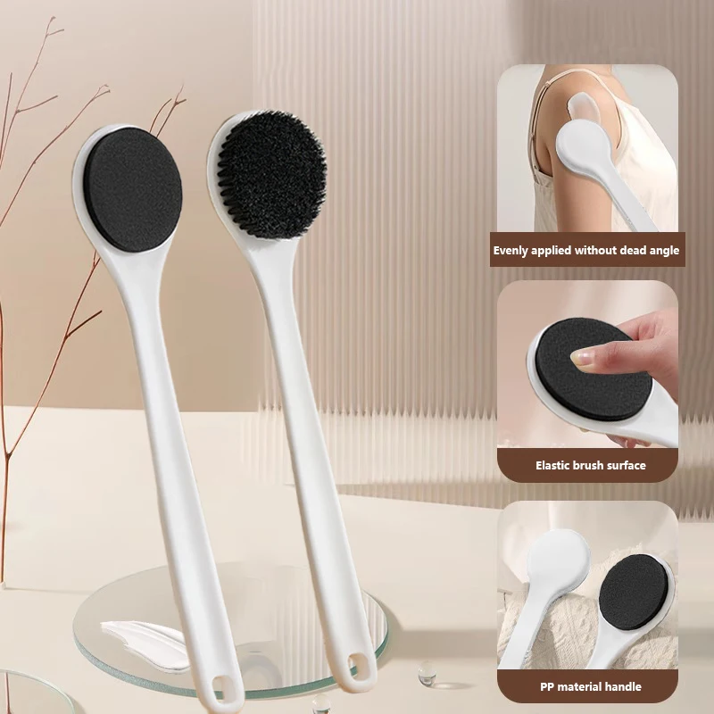 

Мазь-аппликатор для защиты от солнца и лосьона, многофункциональная Массажная щетка для мытья тела с длинной ручкой