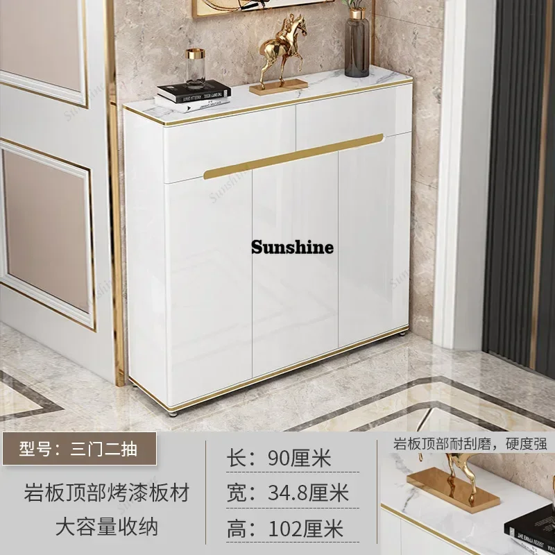 Luxury Shoe Shelf Storage Organizer Mobile Living Room Display Shoe Cabinet Living Room Archivadores Hotel Furniture