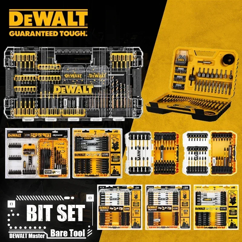 DEWALT juego de brocas para taladro, accesorios para herramientas eléctricas, DWANGFT100SET, DT71563, DT70758, DT70705, DT70732T, DT70730T, DT70702