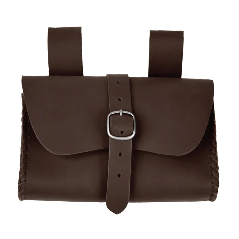 ไวกิ้งยุคกลางกระเป๋า Steampunk เข็มขัดหนังกระเป๋าสตางค์ Renaissance Knight เครื่องแต่งกายอุปกรณ์เสริมสําหรับผู้ชายผู้หญิงคอสเพลย์ Larp