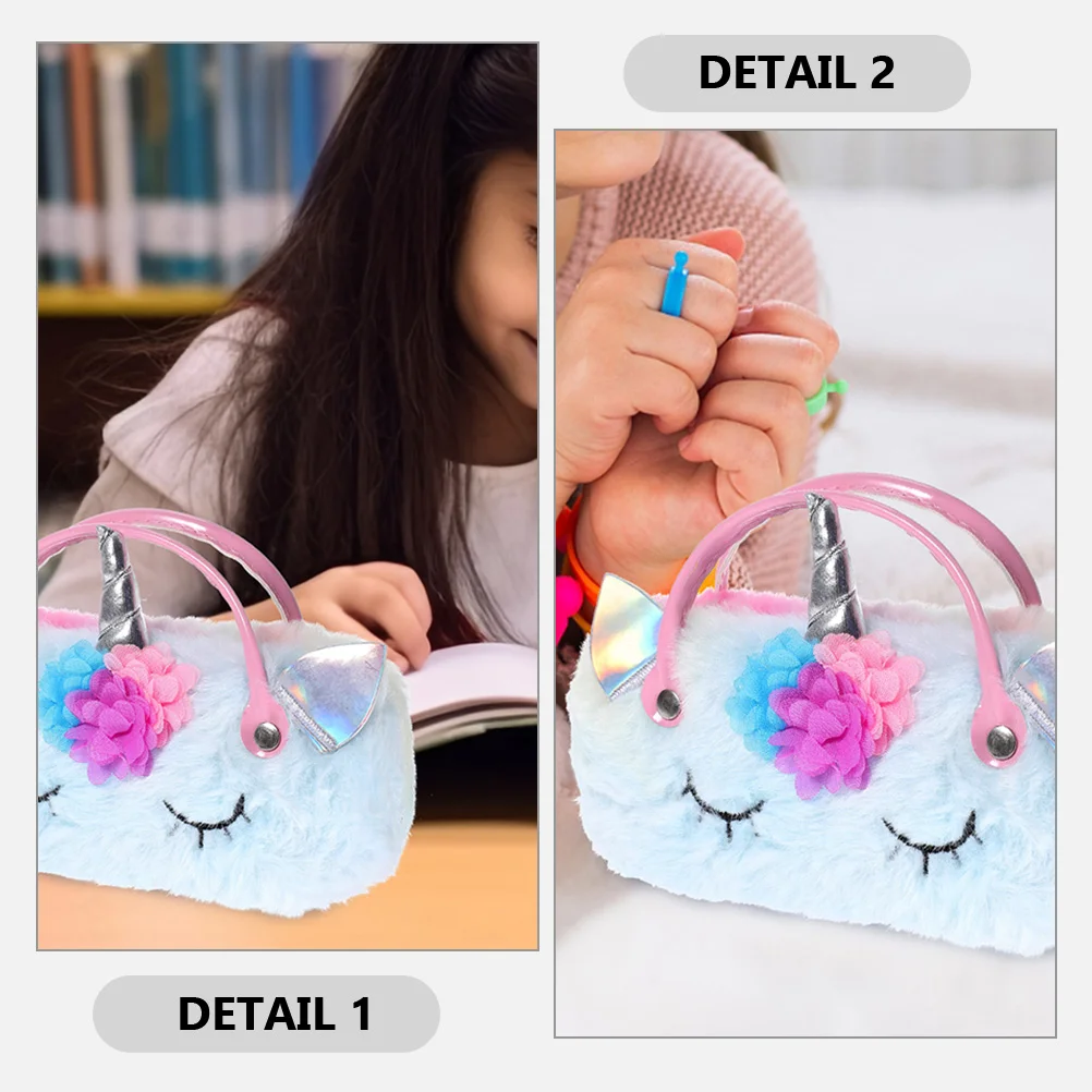 Phone Strap Unicorn Glasses Case for Girls Handheld Eyeglass Student Sunglasses