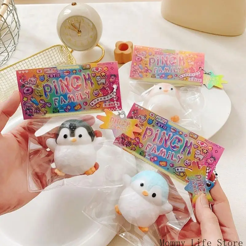 Penguins vorm squeeze speelgoed langzaam opkomende pinch speelgoeddier voor volwassen kinderen ontspannen