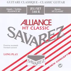 Savarez 540R Alliance/HT Classic NT Classical Guitar Strings, Full Set