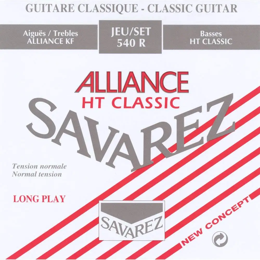 Savarez 540R Alliance/HT Classic NT Classical Guitar Strings, Full Set