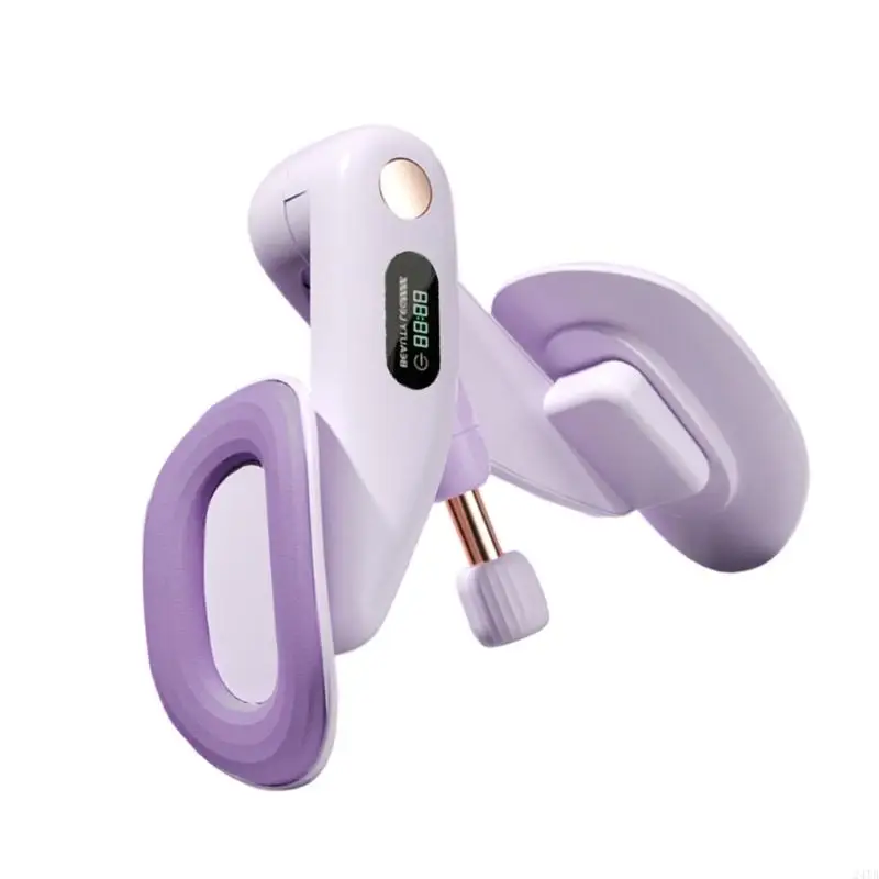 Thigh Workout Device Including 15 35 Intensity And Comfortable Plan For Effective Pelvic And Inner Thigh Training In Soft Rose 