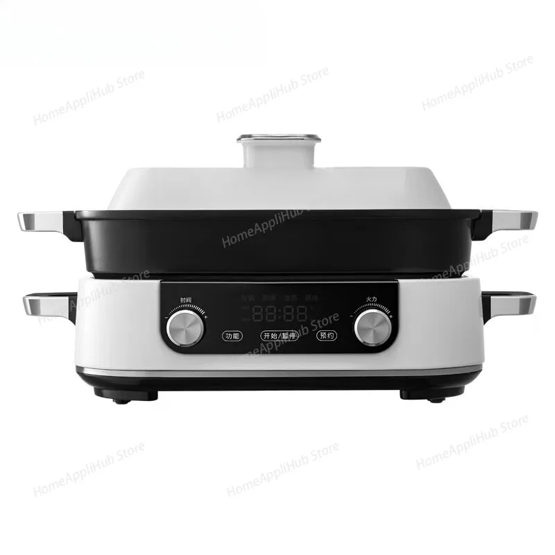 Multifunctional Pot Second Generation  Multipurpose Cooking  Electric BBQ Meat  Shabu Cooking Fried Electric Hot